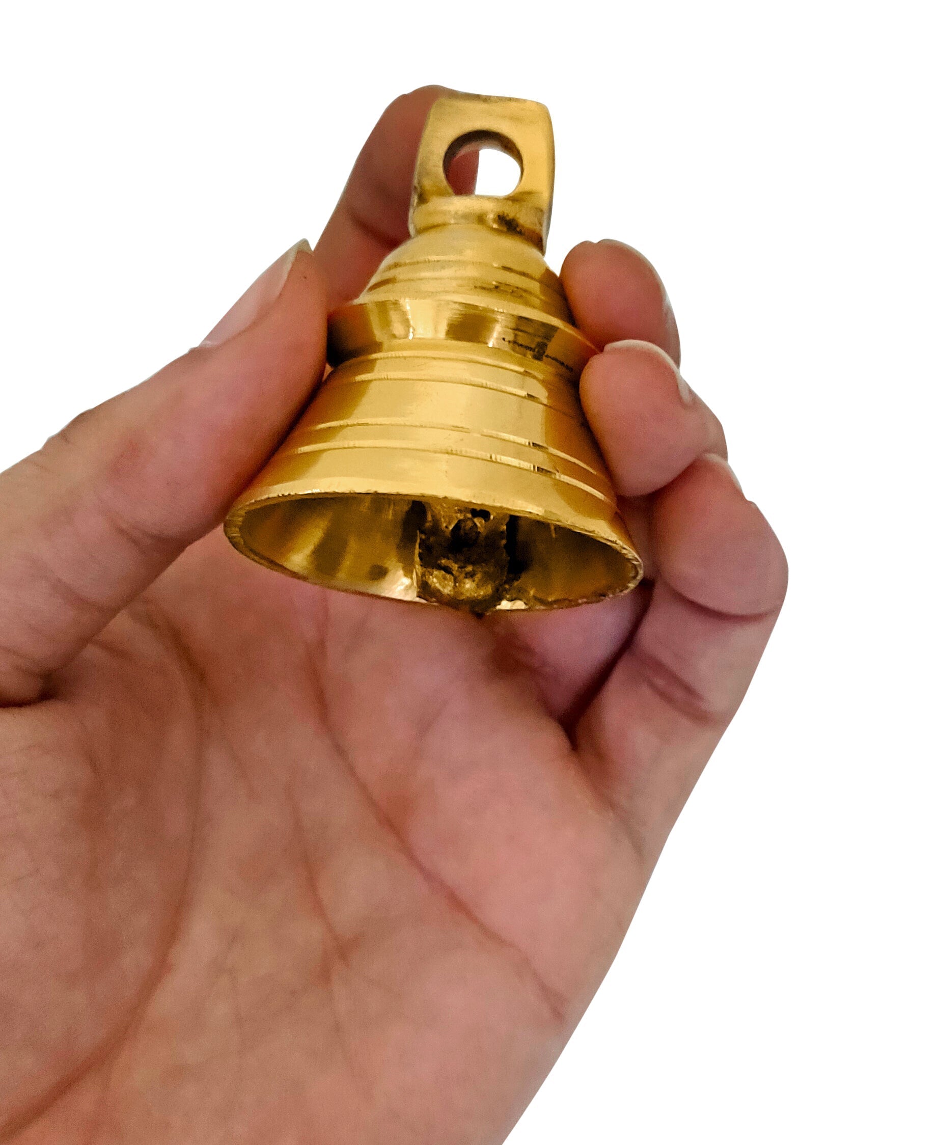 Brass Bell for Pooja Decoration (12 Pcs.)