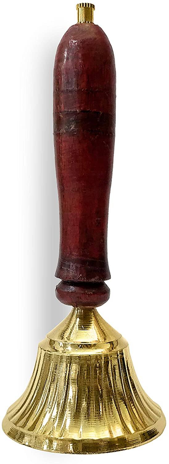 Wooden Handle Brass Bell (14 cm)