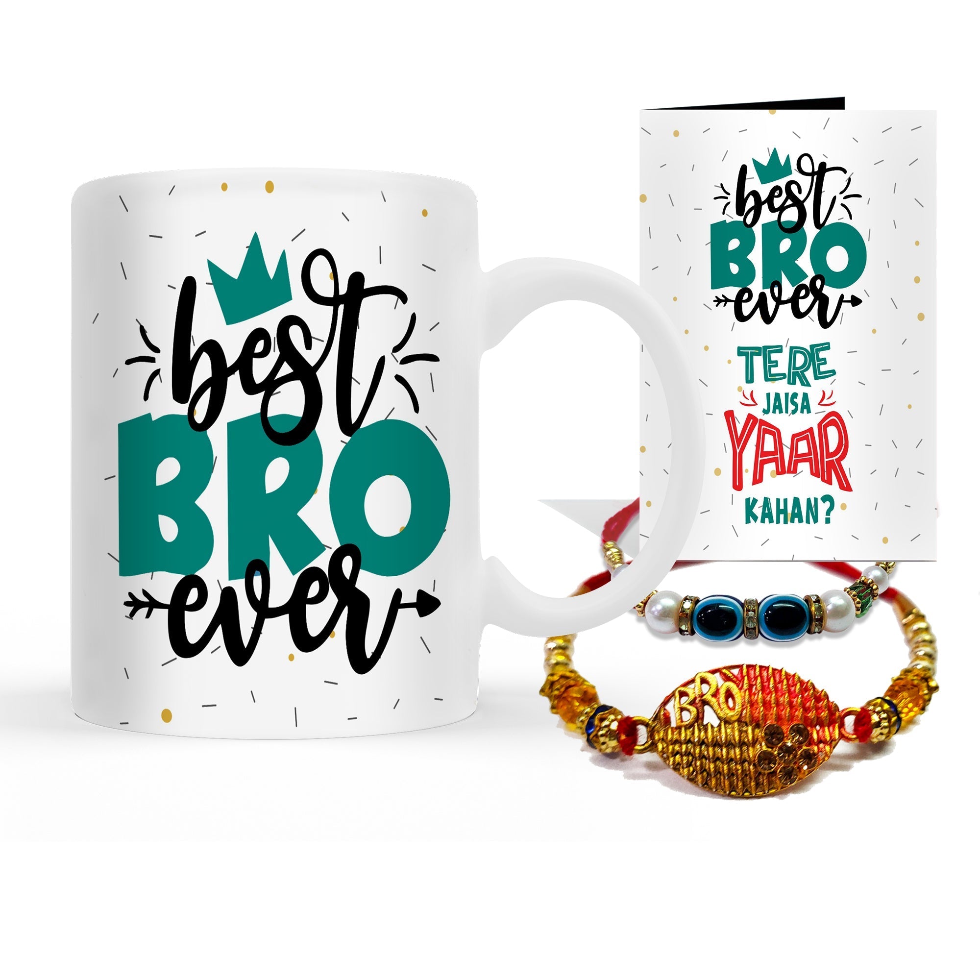 Best Bro Ever Rakhi Set with Mug Gift Combo Set