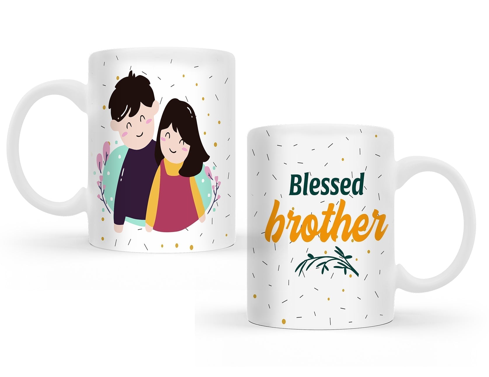Blessed Brother Rakhi with Mug Gift Combo Set