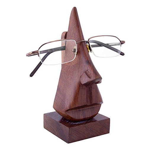 Handmade Wooden Nose Shaped Spectacle Holders