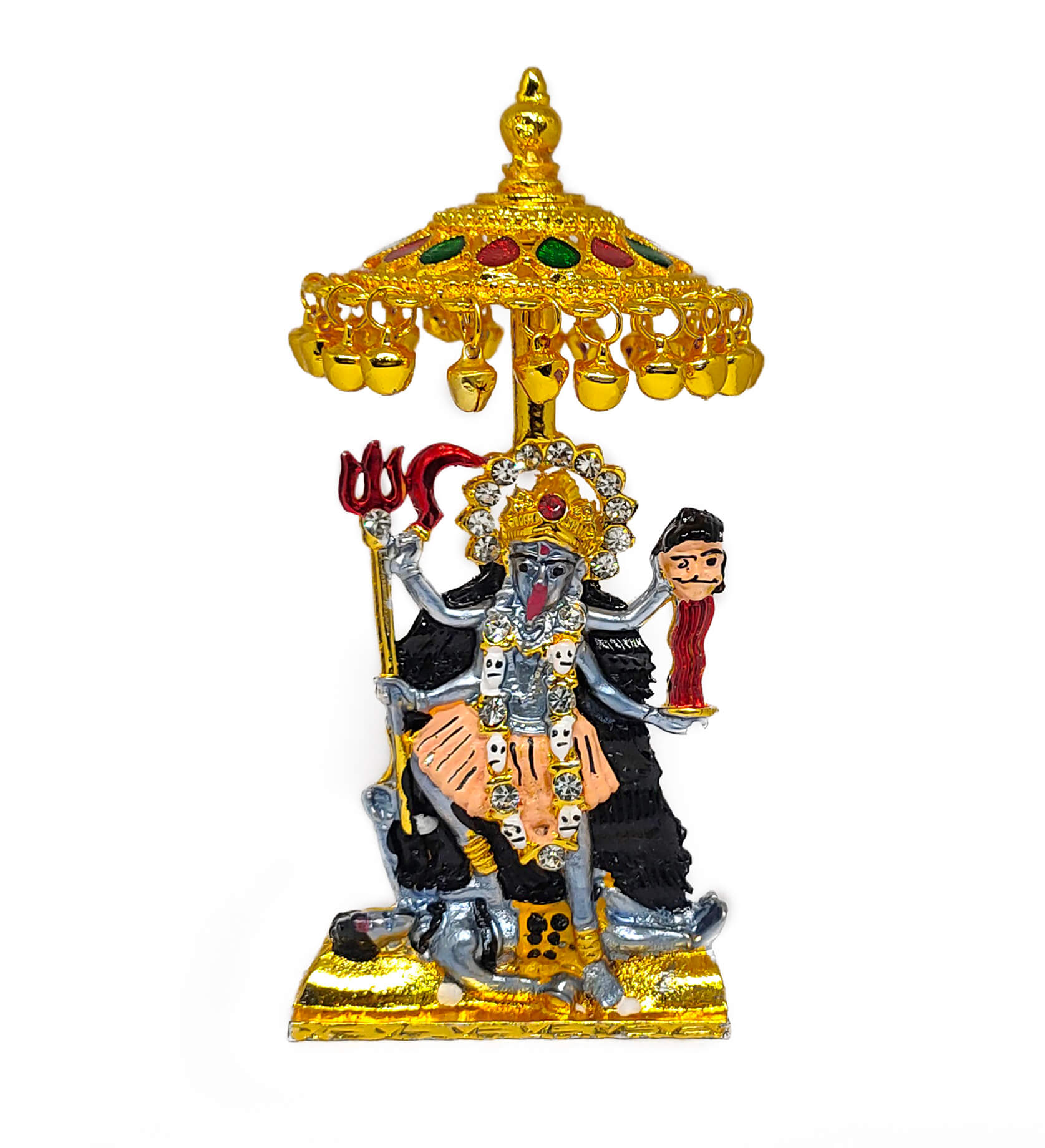 Goddess Kaali with Chatra Idol