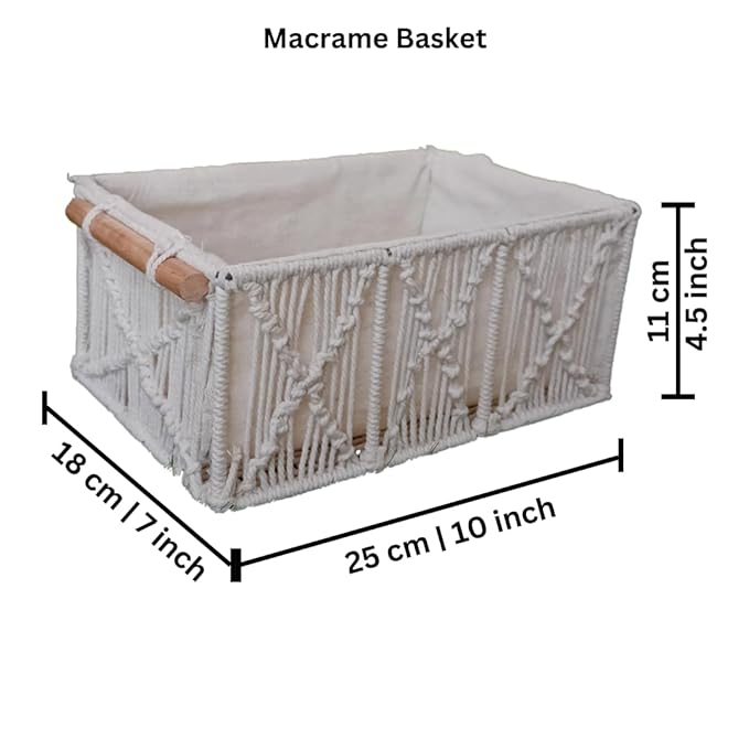 Floral Products Macrame Storage Basket