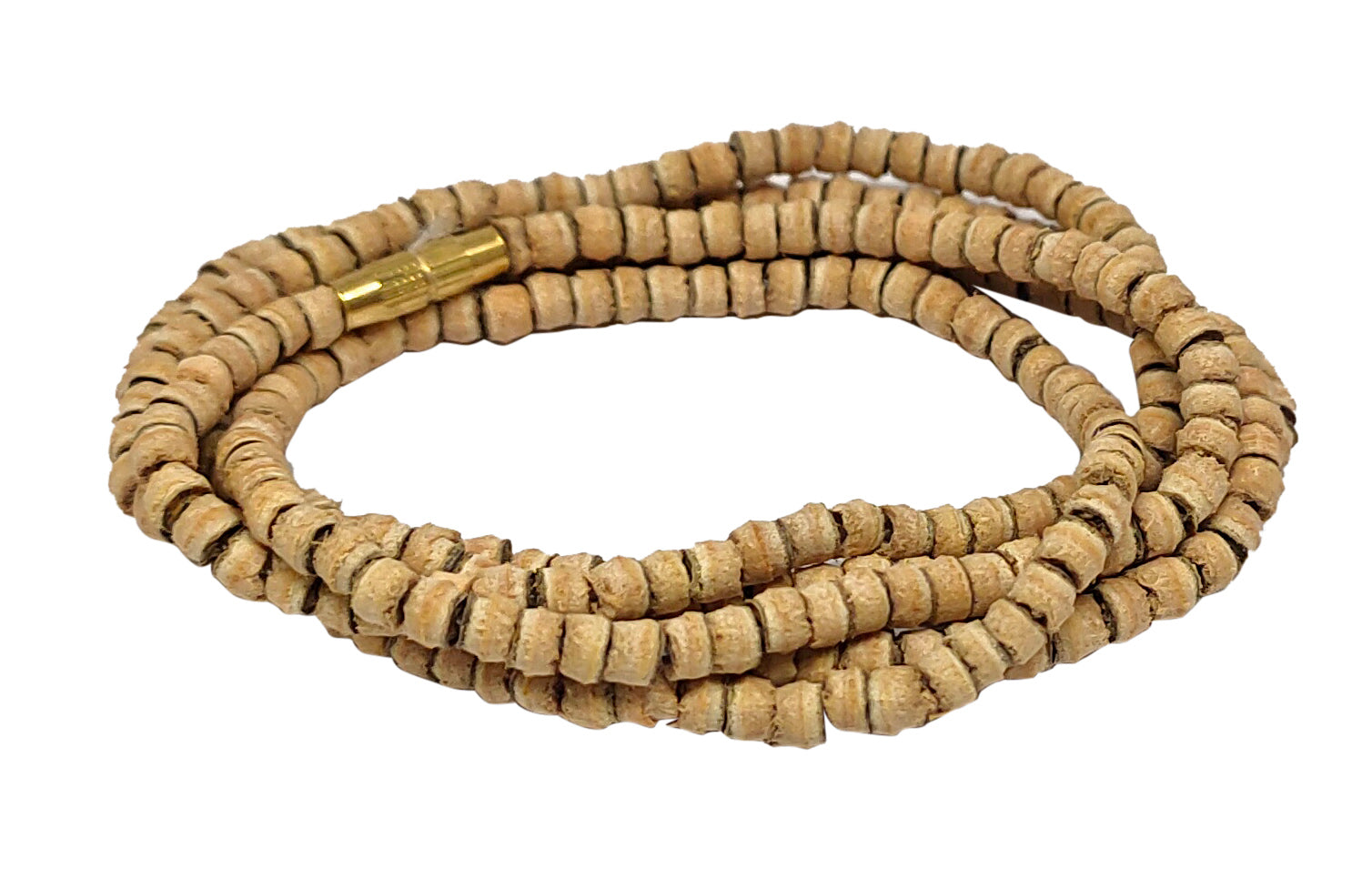 Tulsi Mala Flat Beads (Round)