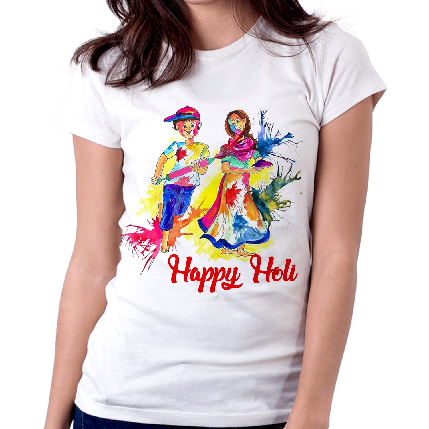 Holi graphic printed - Unisex Tshirt