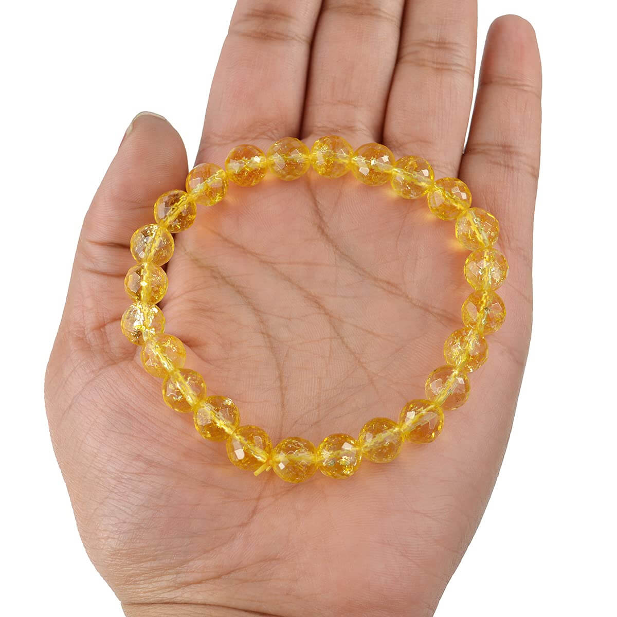 Citrine Crystal Bracelet for Reiki Healing 8 MM