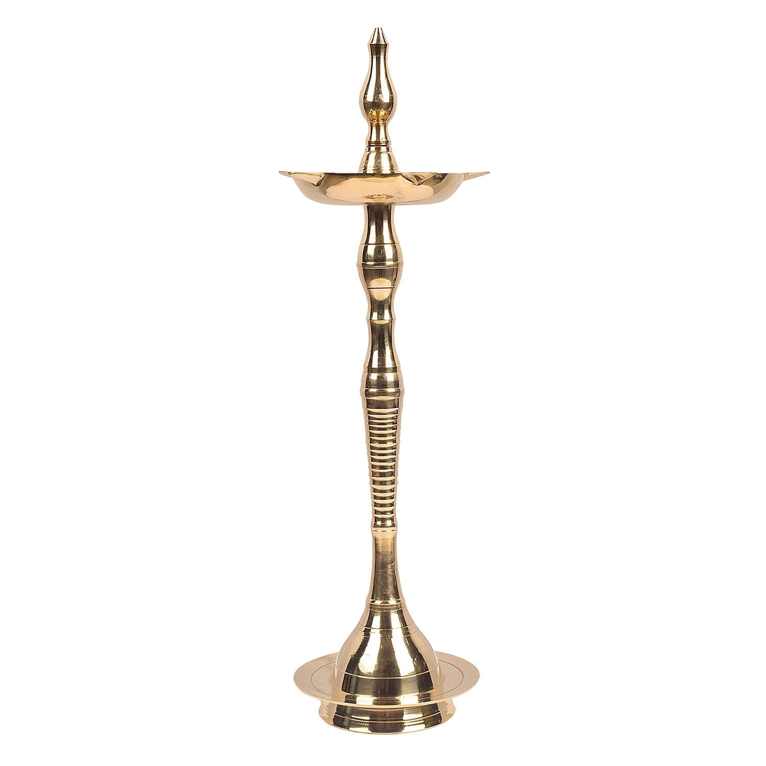 18.5 Inch Brass Kerala Diya Samai Lamp
