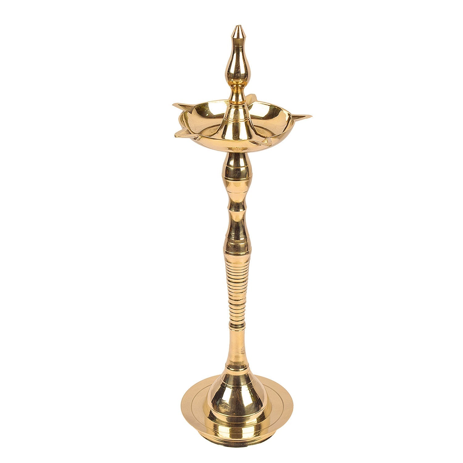 18.5 Inch Brass Kerala Diya Samai Lamp