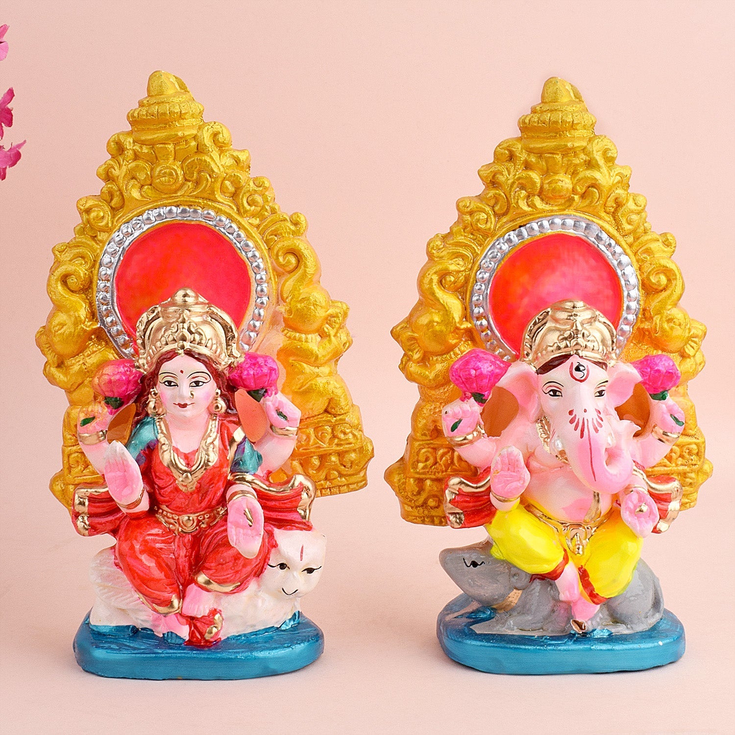 Harmony of Blessings Laxmi Ganesha Sculpture