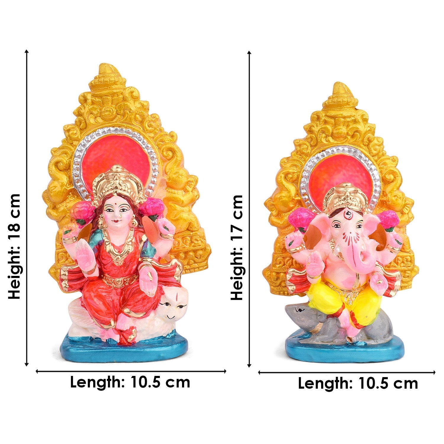 Harmony of Blessings Laxmi Ganesha Sculpture