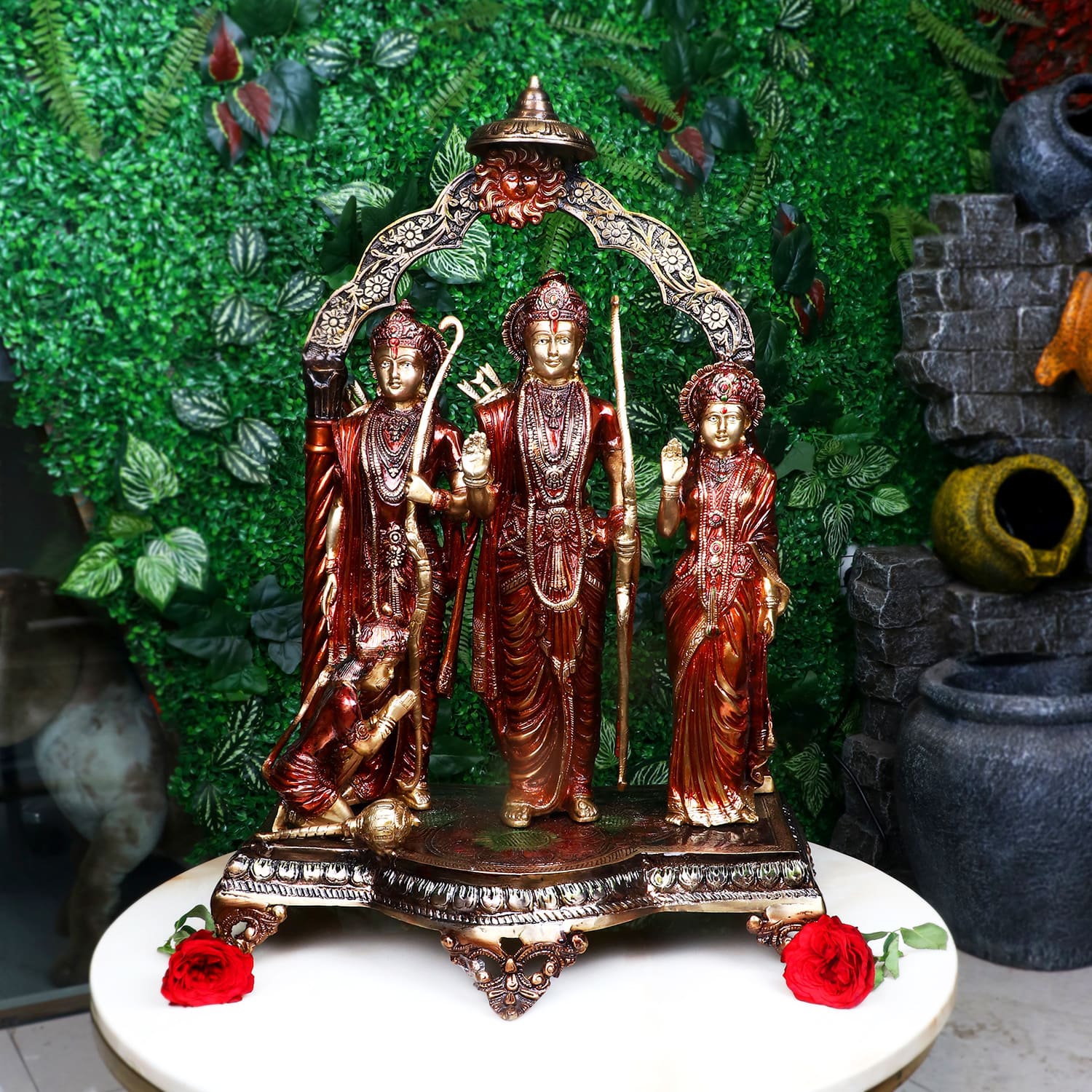 Luxurious Brass Ram Darbar Idol