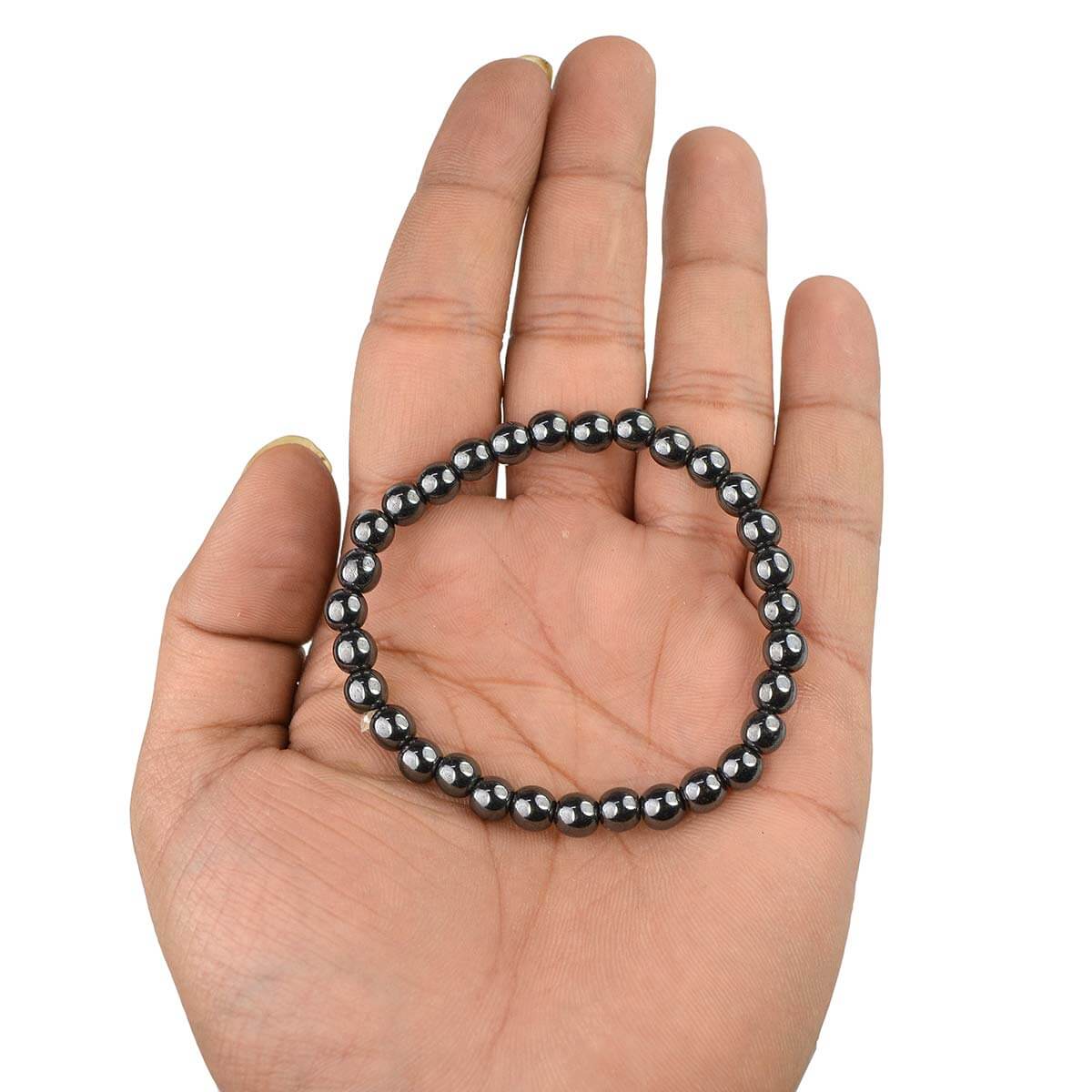 Hematite Crystal Bracelet for Reiki Healing 6 MM