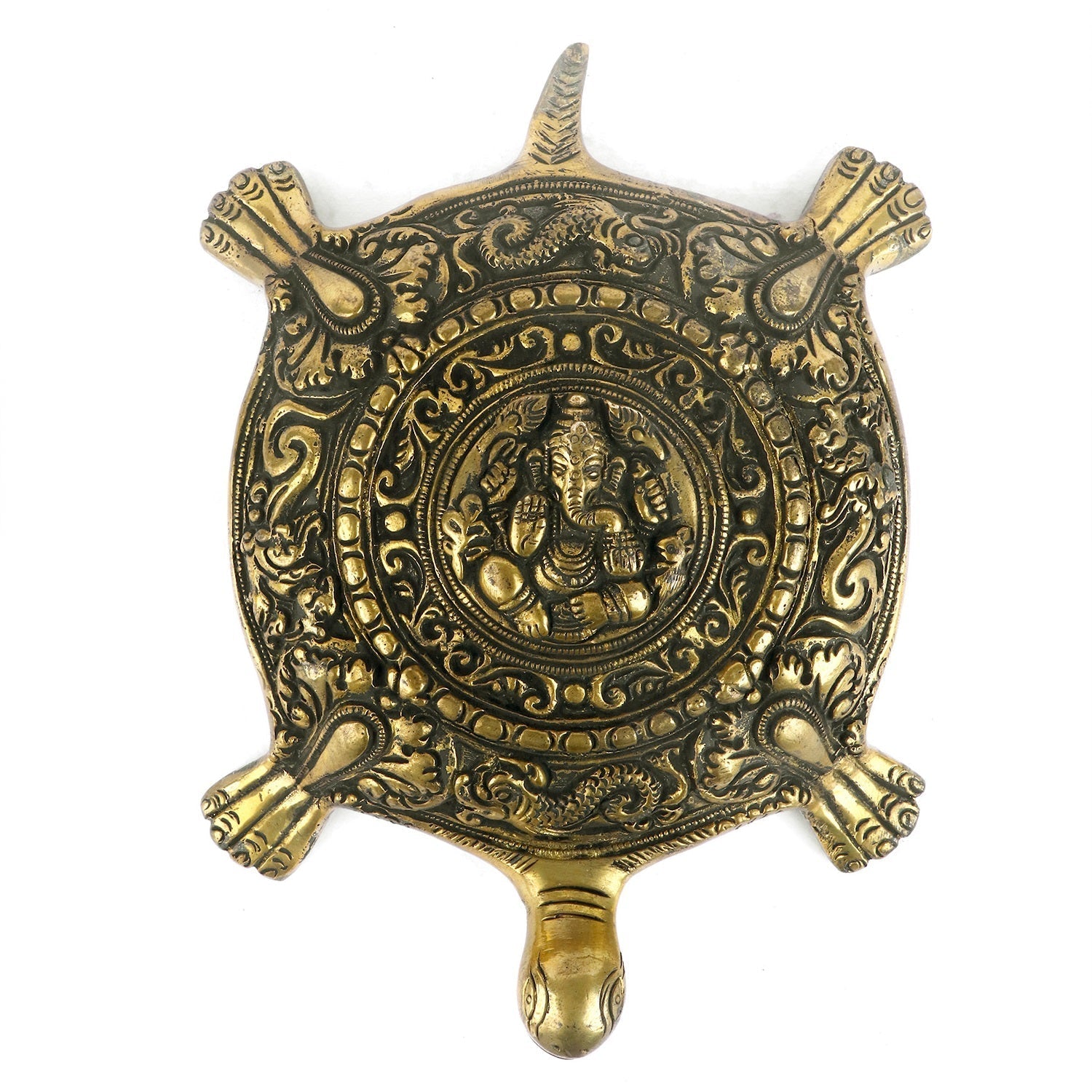 Ganesha Brass Turtle