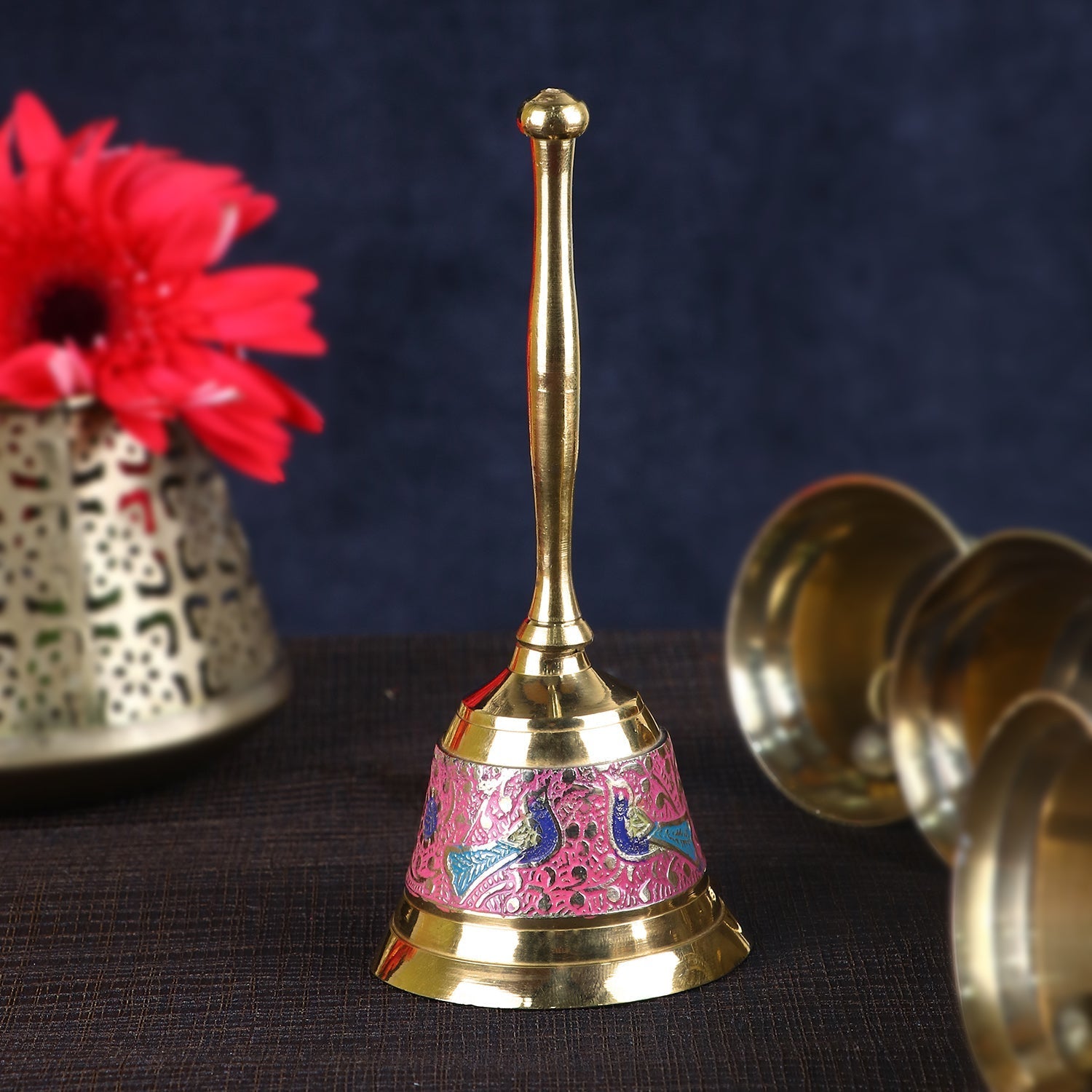 Riveting Brass Puja Bell/Ghanti
