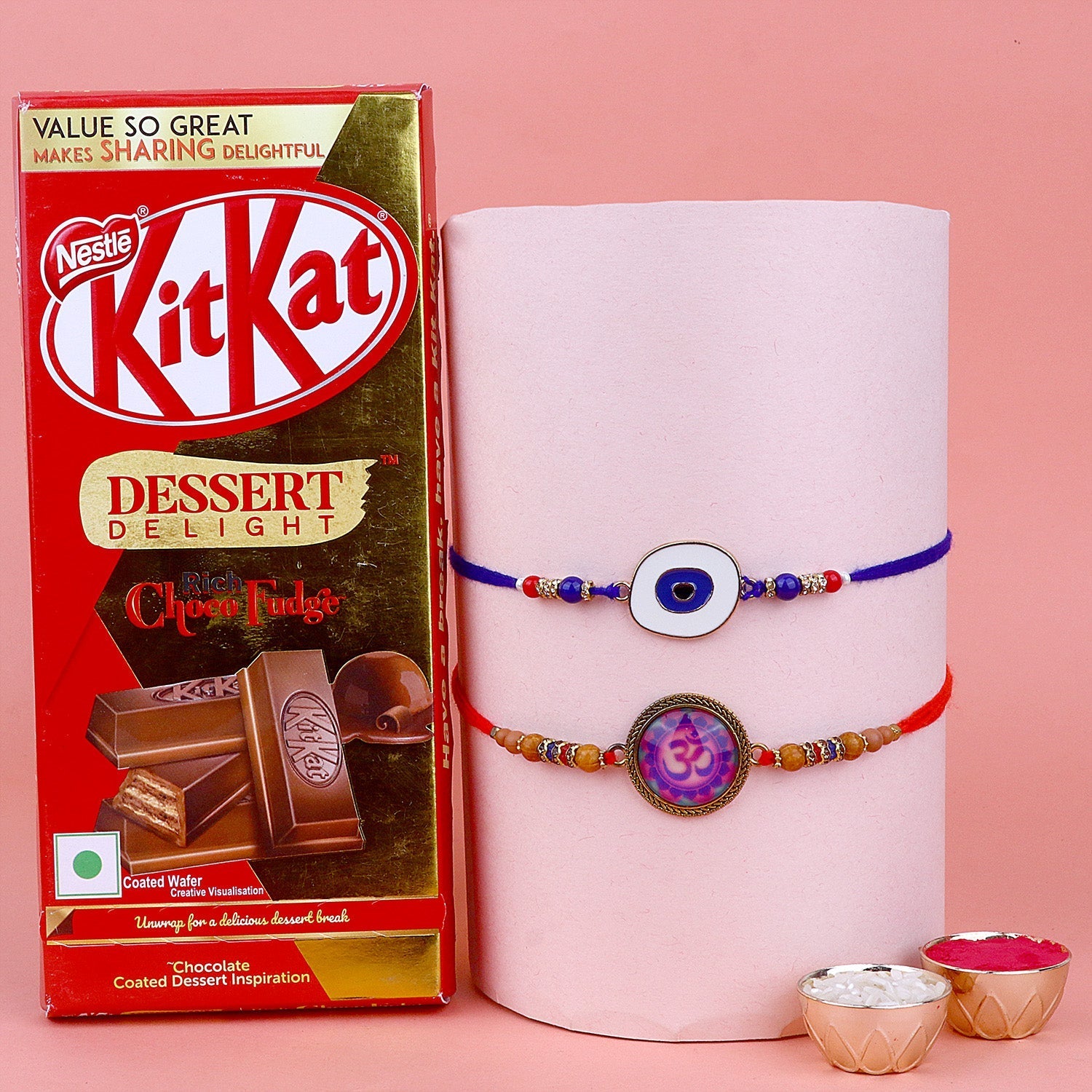 Chocolaty Siblings: Rakhi Paired with Luxurious Chocolates for a Festive Treat