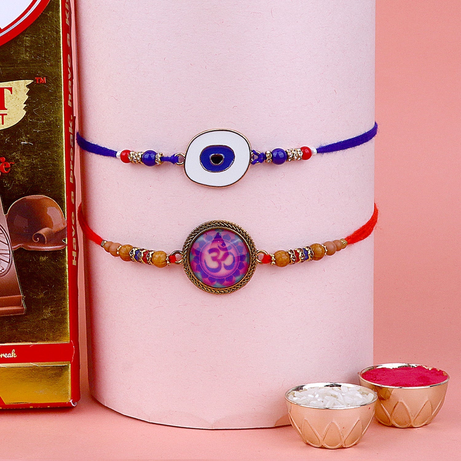 Chocolaty Siblings: Rakhi Paired with Luxurious Chocolates for a Festive Treat