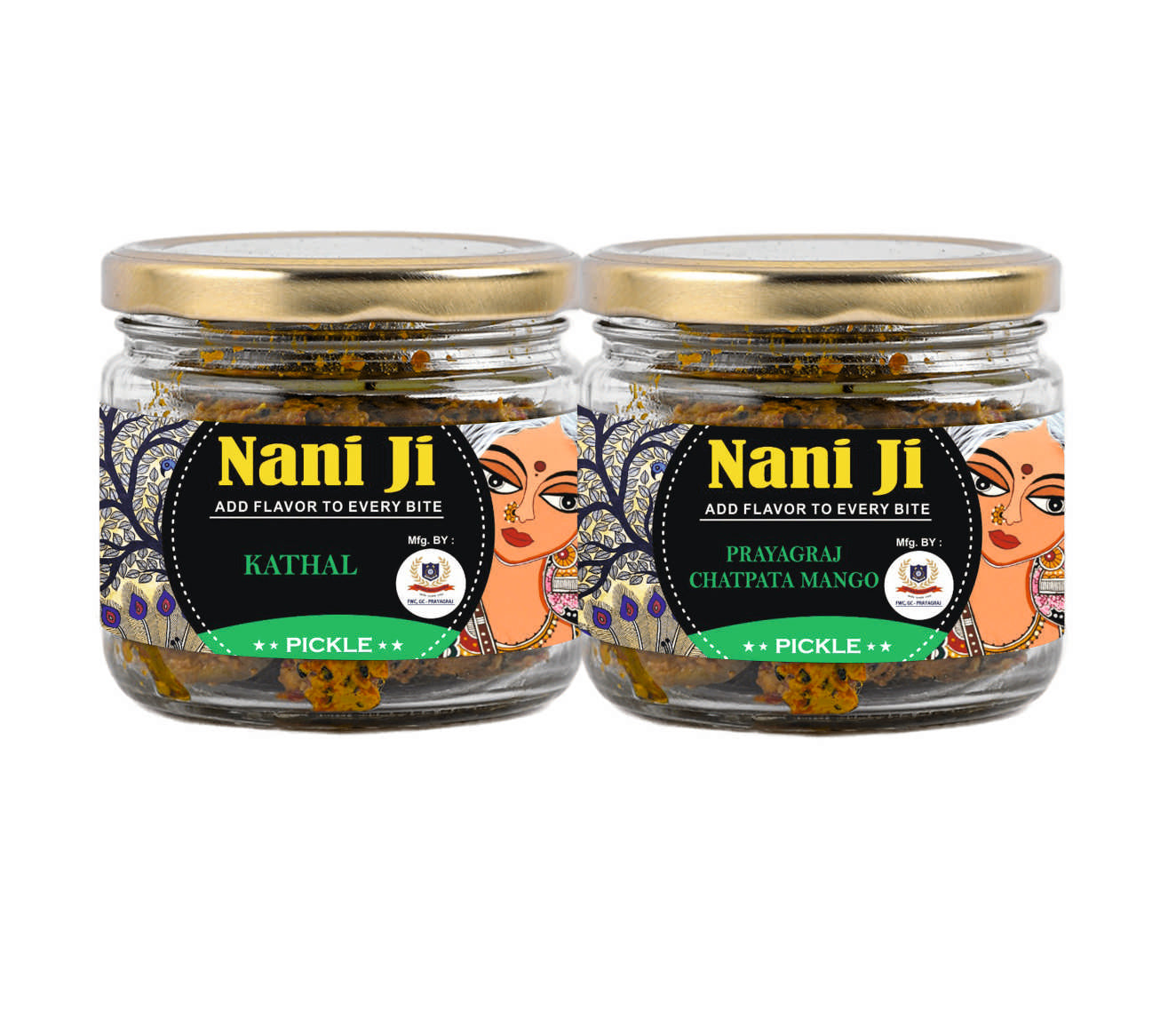 "Delicious Duo: Kathal and Mango Pickle Combo"
