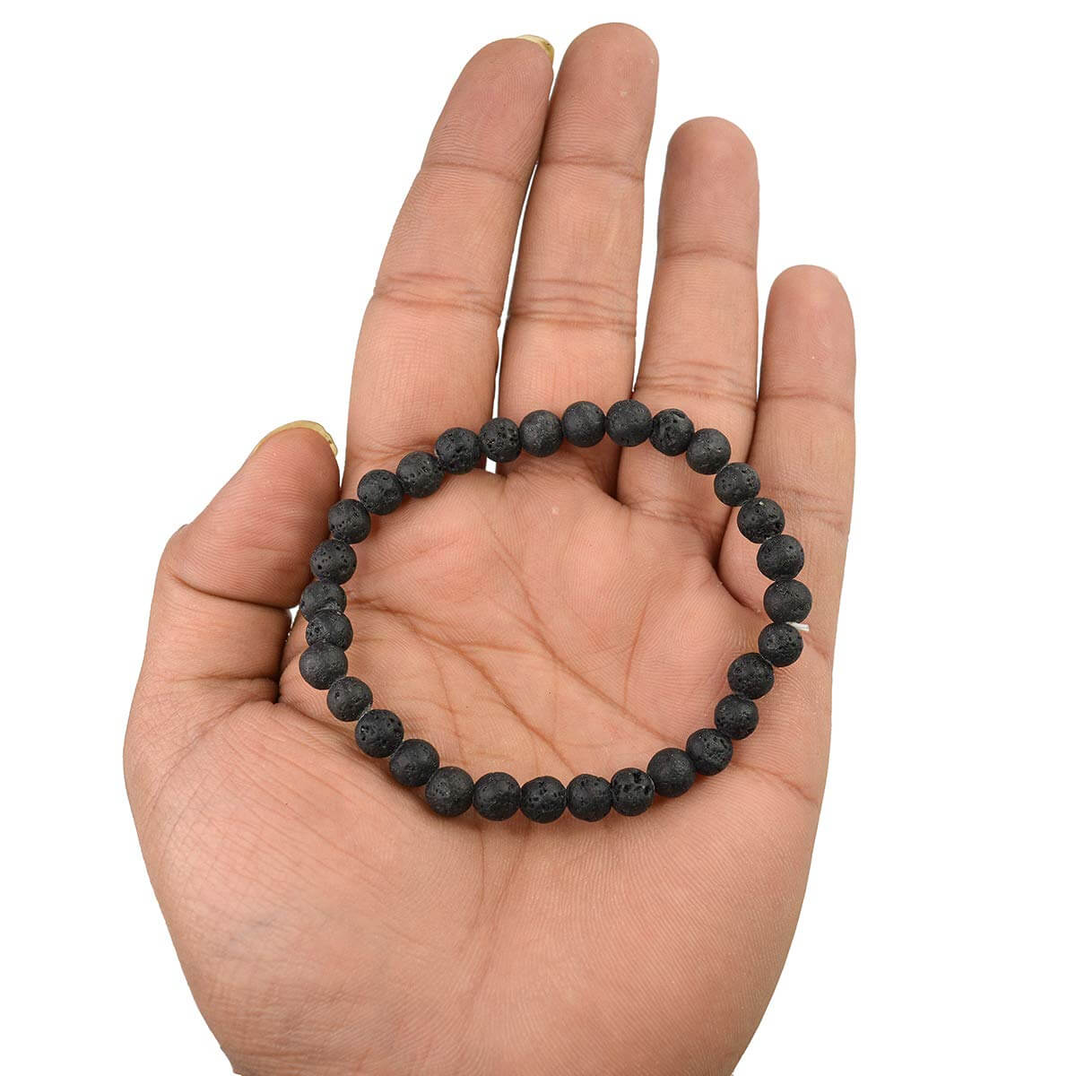 Lava Crystal Bracelet for Reiki Healing 6 MM