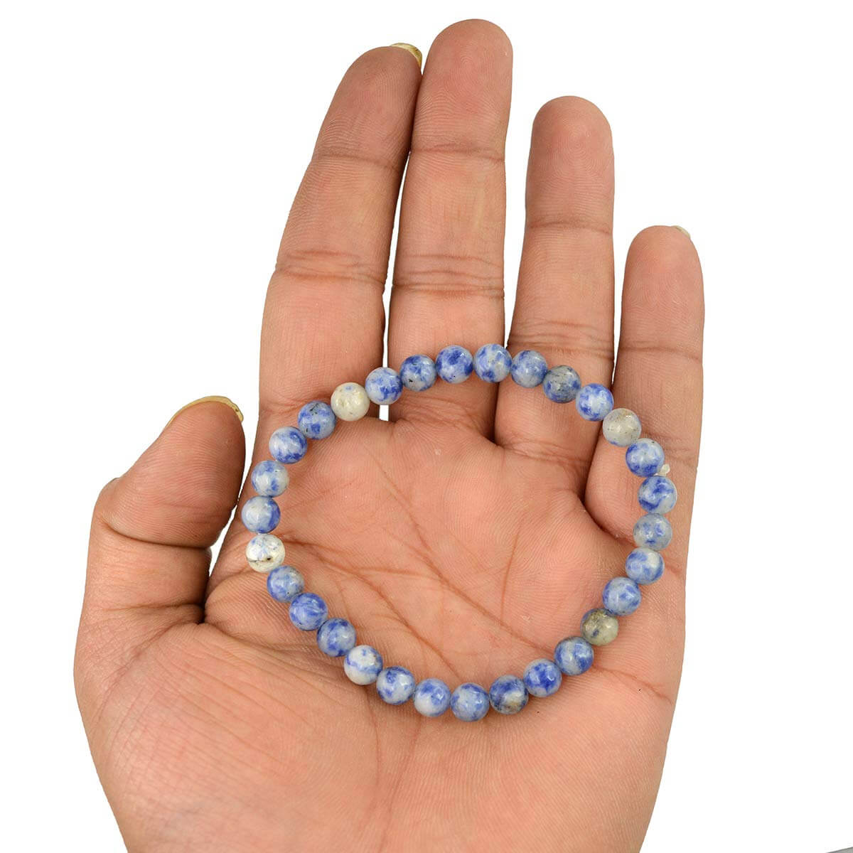 Sodalite Crystal Bracelet for Reiki Healing 6 MM