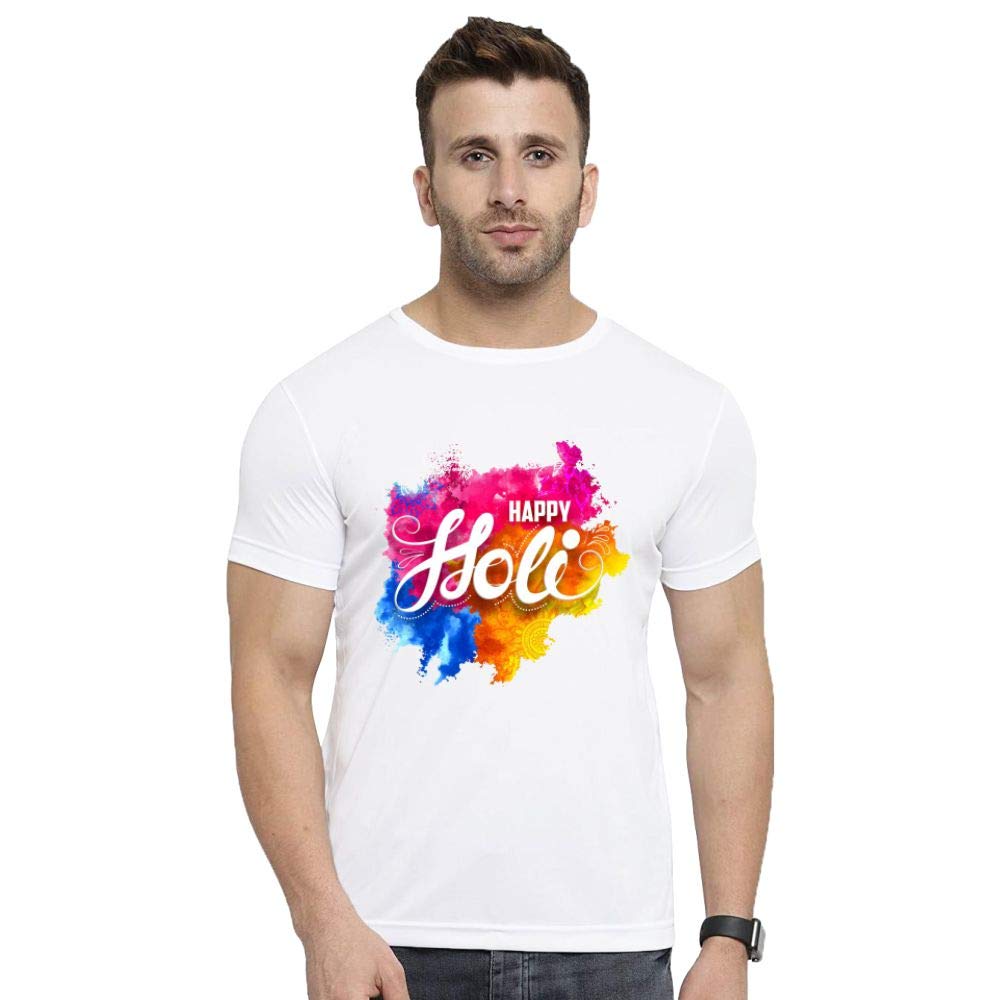 Happy Holi Printed Holi T-Shirt