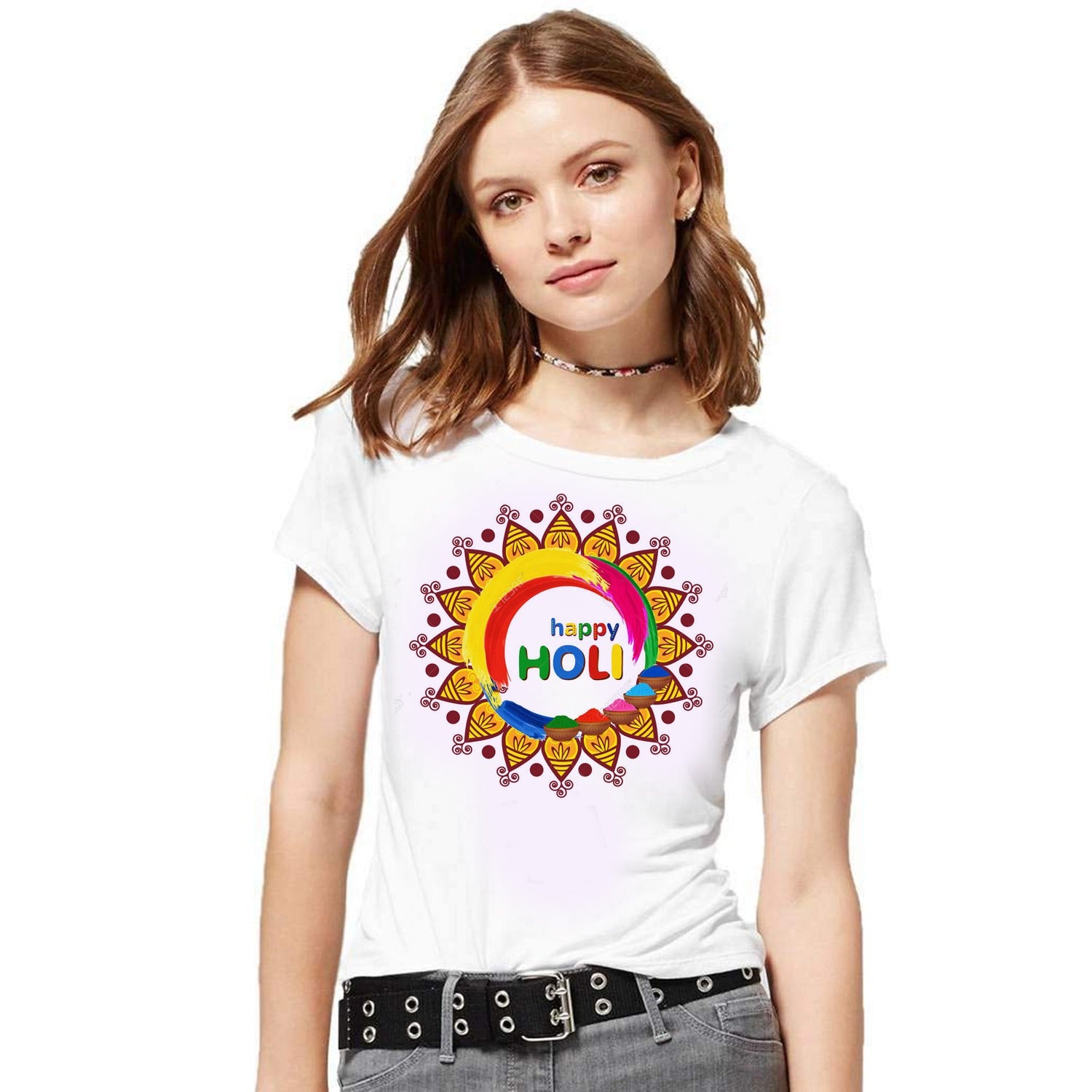 Holi Digital Print Dry-FIT unisex T-Shirt