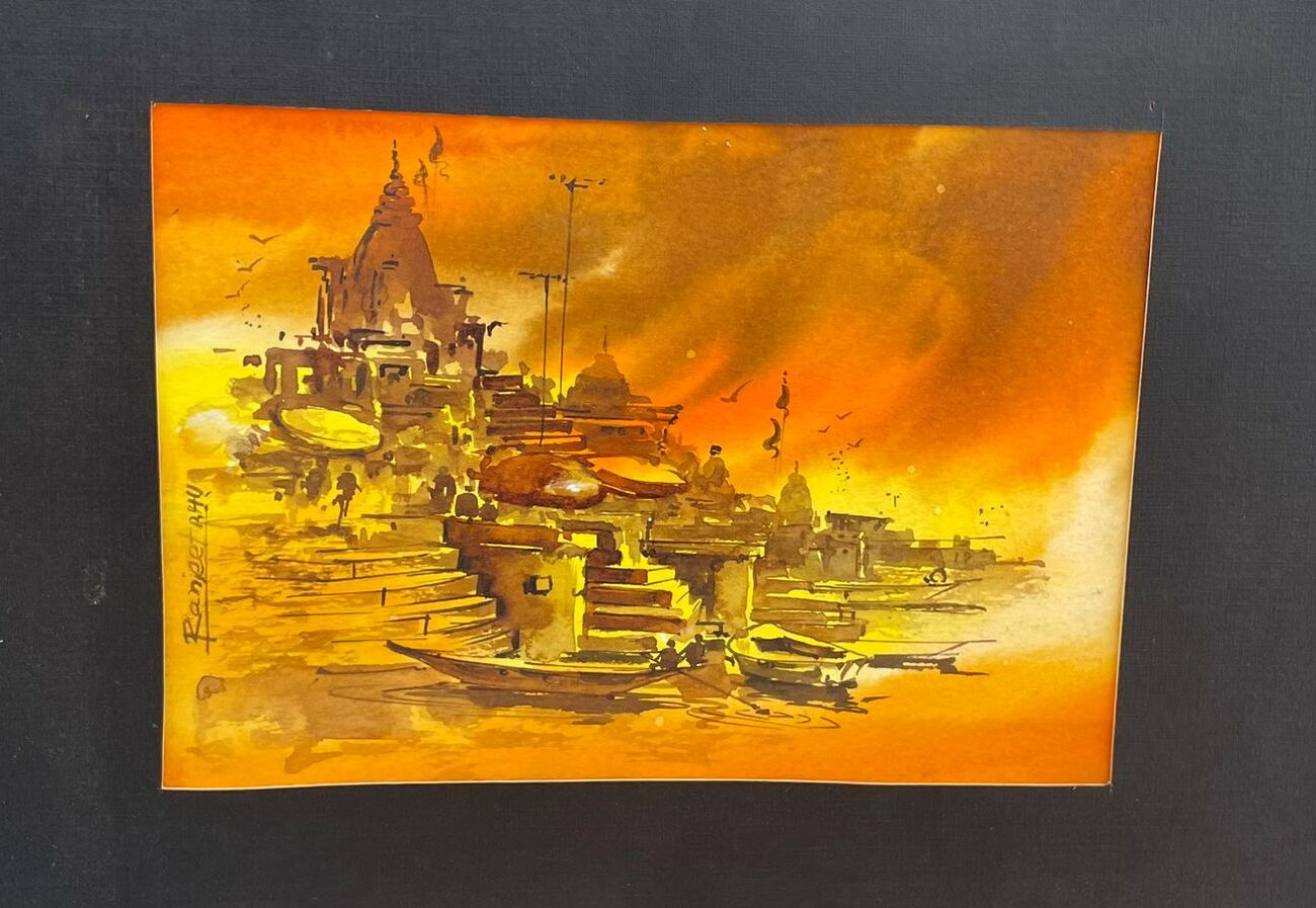 Banaras Ghat Painting