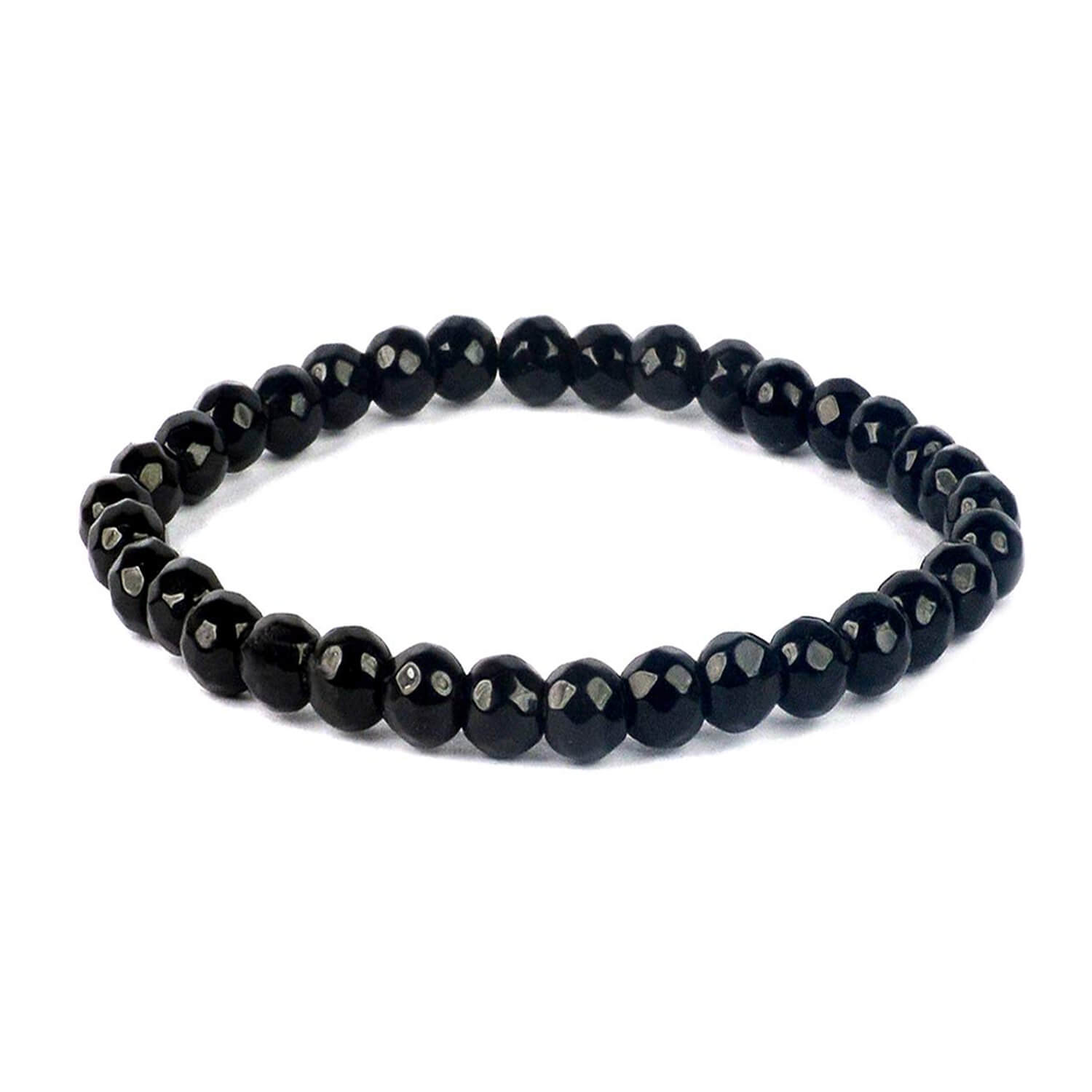 Black Onyx Crystal Bracelet for Reiki Healing 6 MM