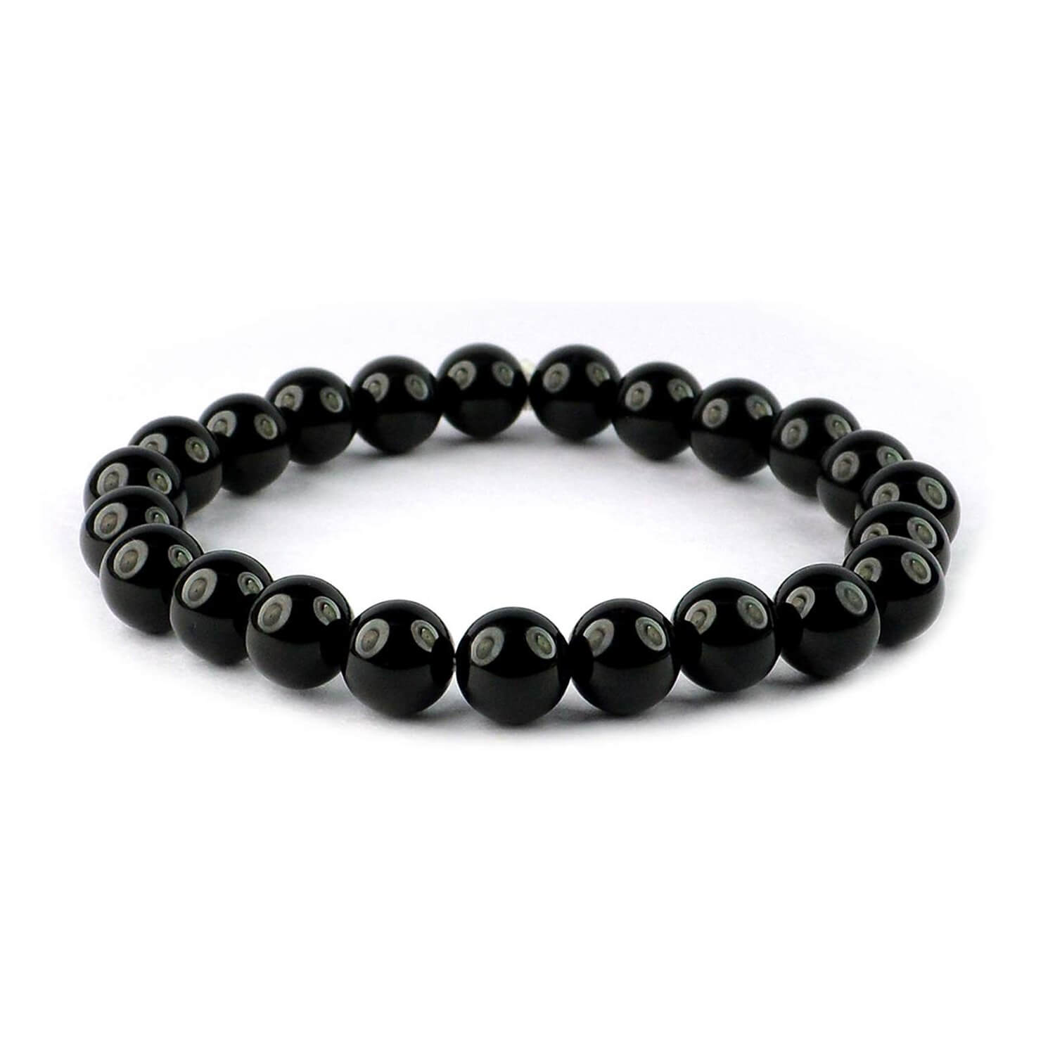 Black Onyx Crystal Bracelet for Reiki Healing 8 MM