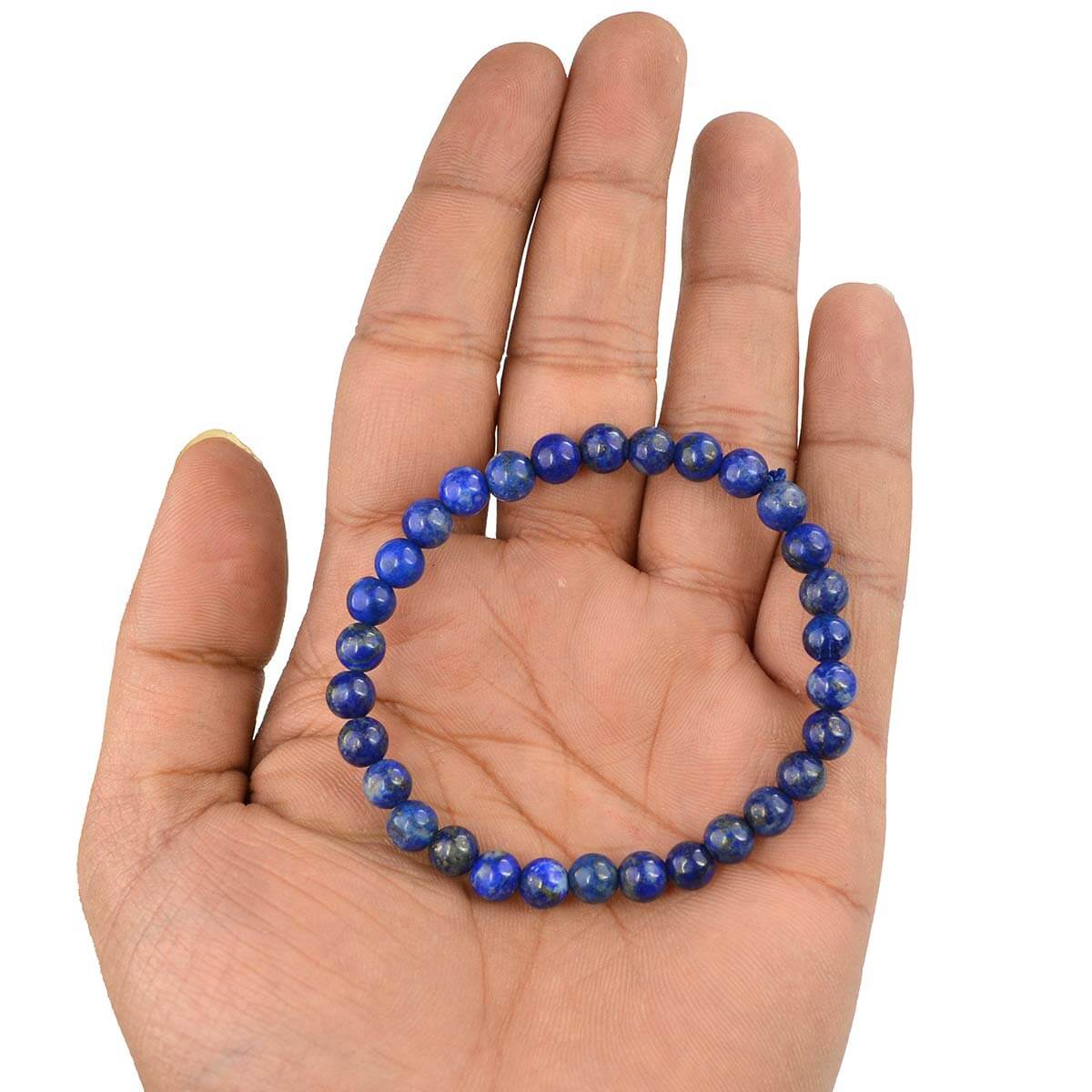 Lapis Crystal Bracelet for Reiki Healing 6 MM