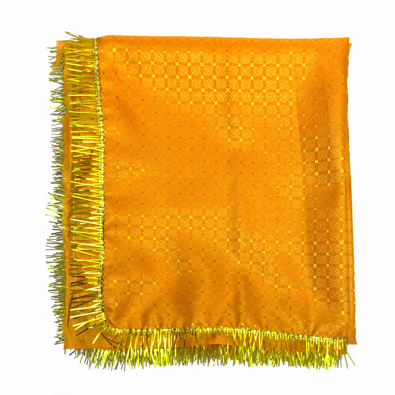 Orange Mata ki Chunari/Shawl 184.1 x 104.1cm (72.5*41inch)