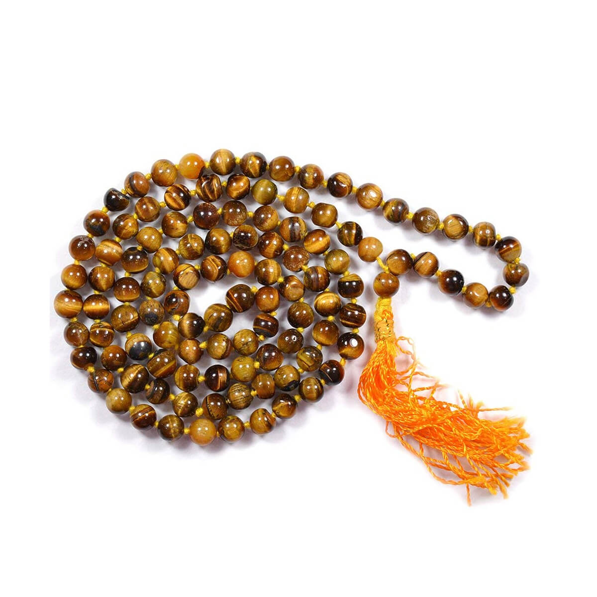 108 Beads Tiger Eye Crystal Jaap Mala