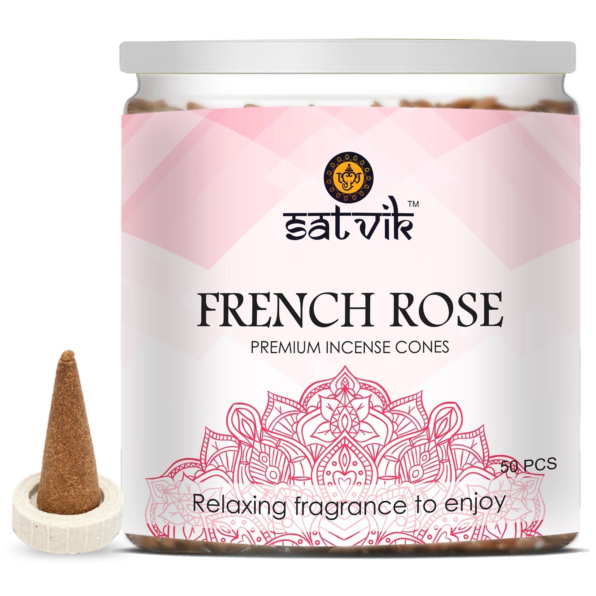 Incense Cone (French Rose)